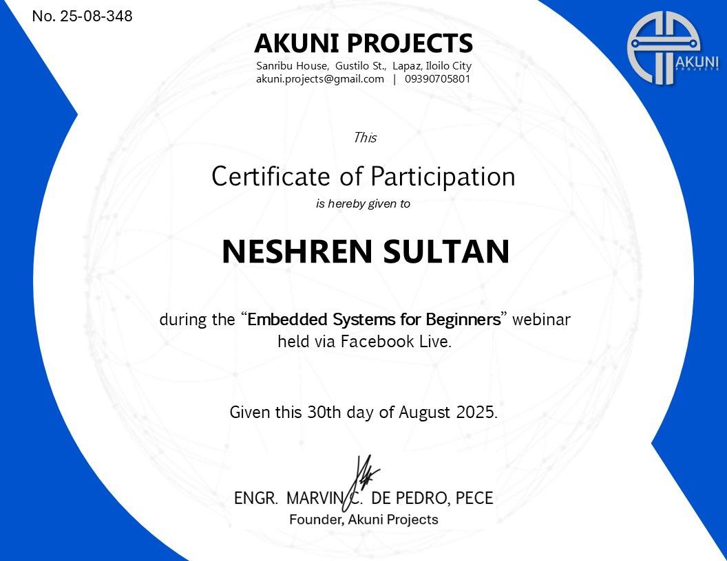 Embedded Systems for Beginners